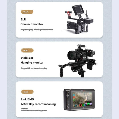 8k ColorExtreme HDMI-compatible Spring Wire Elbow Photography Interchangeable Lens Digital Camera Stabilizer Astro Monitor 4k