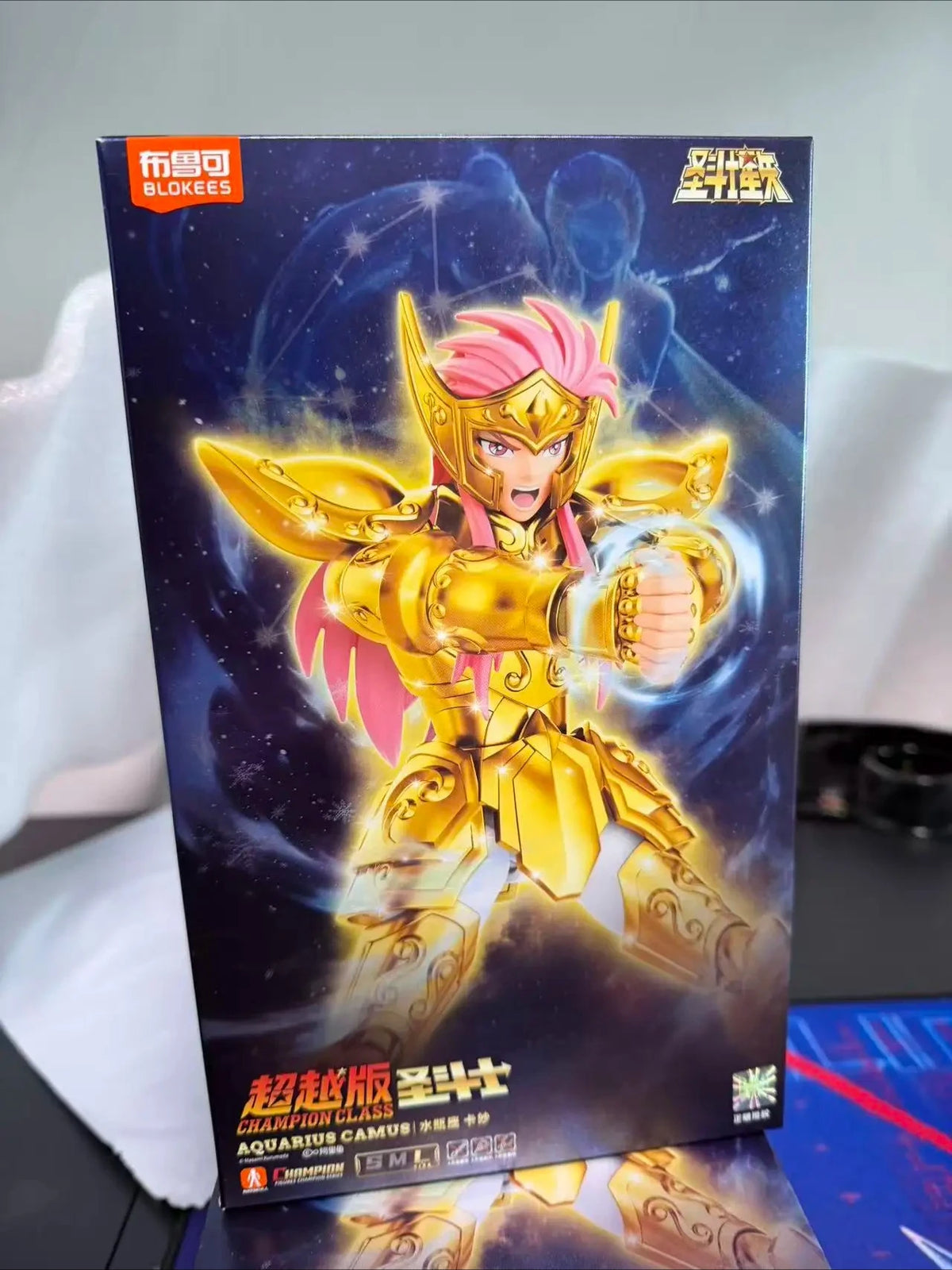 Original BLOKEES Saint Seiya Second Bullet Gemini Dragon Capricorn Sagittarius Action Figure Anime Toys Christmas Gift in Stock