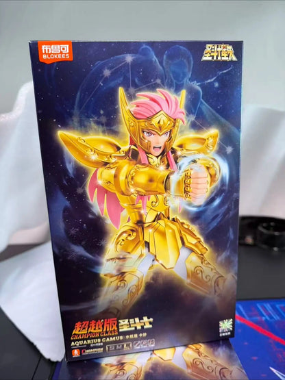 Original BLOKEES Saint Seiya Second Bullet Gemini Dragon Capricorn Sagittarius Action Figure Anime Toys Christmas Gift in Stock