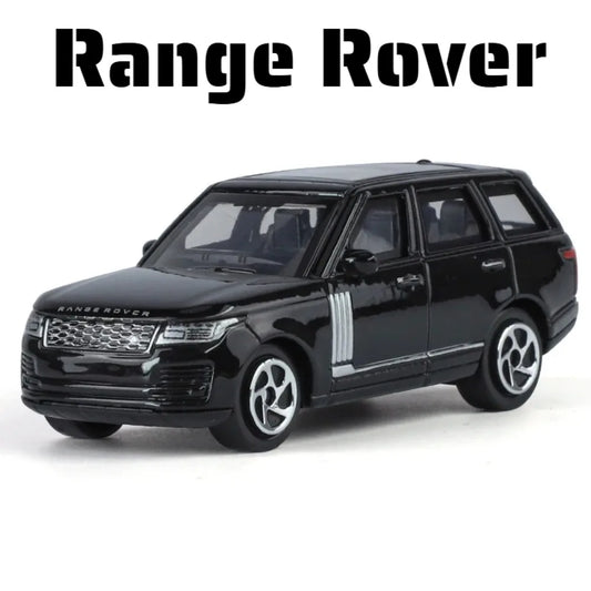 1:64 Range Rover Car Model Toy Mini Scale Off-road Vehicle Metal Body Rubber Tires SUV Models Desktop Ornaments for Children