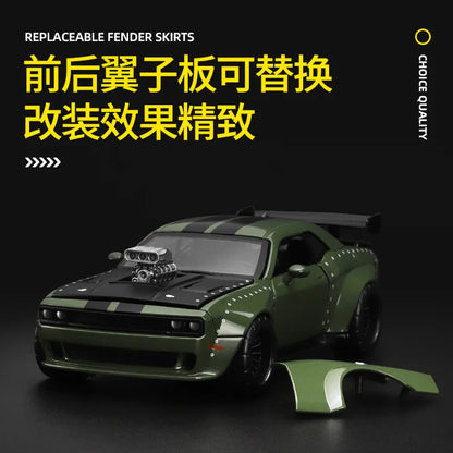 CCA MSZ 1:36 2022 Dodge Challenger SRT Jailbreak Alloy Toy Car Model Racing Alloy assembly series sports cars Fitting styles