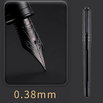 Luxury Titanium Nib Fountain Pen Writing Signing Calligraphy Pens Gift Office Stationery Supplies