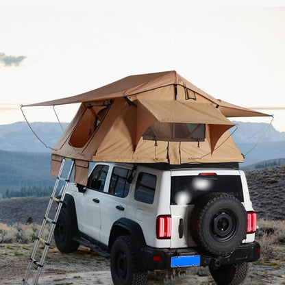Aluminum 4 Person Rooftop Tent Hard Shell Camping Tent for Car Aluminium Hard Shell Roof Top Tent