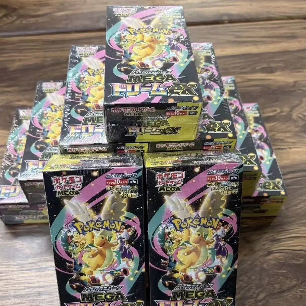 New Hot Pok TCG l M2a JP Edition Trading Collectible Cards Toy Blind Box Mega Dream EX Golden Box Booster Pack Birthday Gift