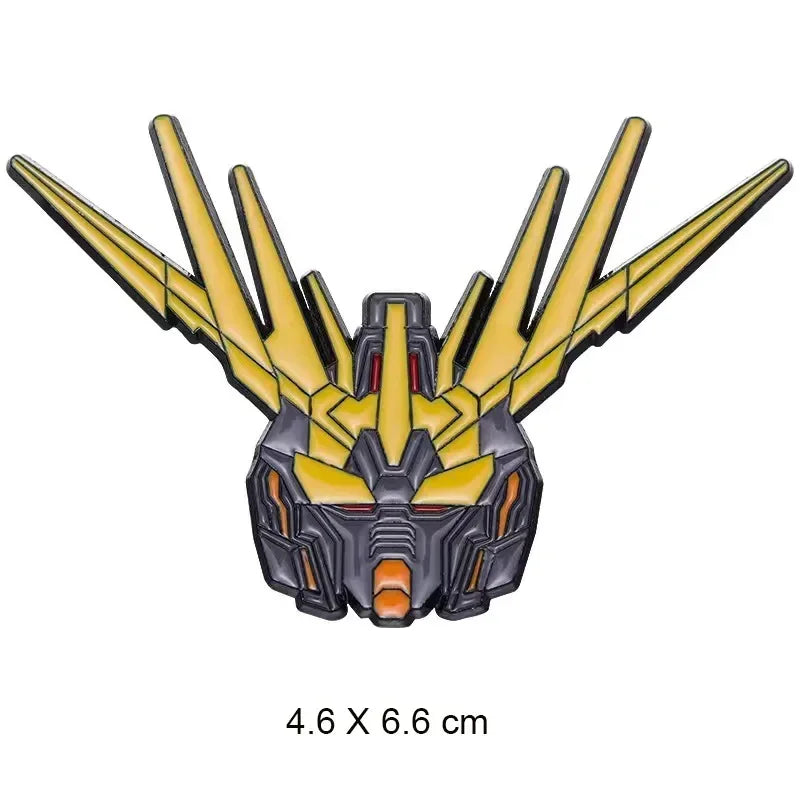 NEW Mobile Suit Gundam Unicorn Enamel Pins Gundam RX-78 Metal Brooch Badge Fashion Jewellery Backpack Accessory Gifts