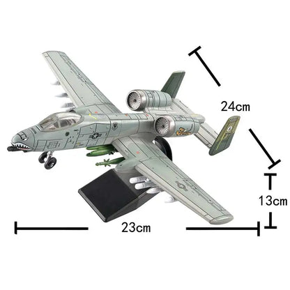 1/72 Scale A-10 Thunderbolt II Aircraft Model Kit Building Block Set Airplane Toys for Kids Collectors Hobbyists