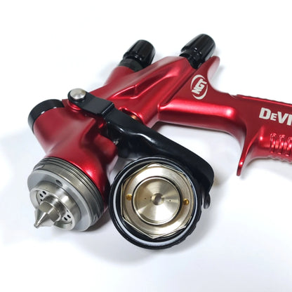 DEVIDISS HVLP NGT Pro TE20 Lite Spray Gun Kit Professional 1.3mm Nozzle Car Paint Application Comfortable for All Car Paints