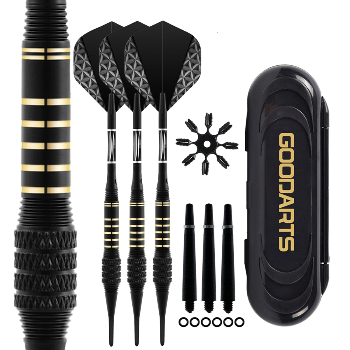TRALOW 3/6/12PCS Professional Soft Tip Darts Set for Electronic Dartboard Darts Plastic Tip Multiple Dart Patterns To Choose