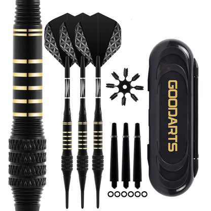 TRALOW 3/6/12PCS Professional Soft Tip Darts Set for Electronic Dartboard Darts Plastic Tip Multiple Dart Patterns To Choose