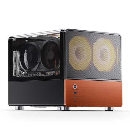 JONSBO V12 MATX Desktop Case Seaview Room Type-c Interface ATX Power Supply Mini Side Transparent Computer Case