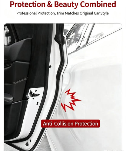 Transparent PVC Car Door Edge Protector Strip, Anti‑Scratch Anti‑Collision Universal Fit Car Exterior Accessory