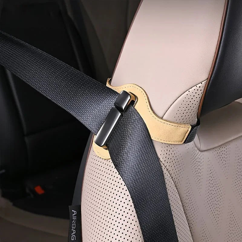 1Pcs Universal Car Seat Belt Fixator, Adjustable Strap Clip Holder, Safety Buckle Positioning Device, Auto Interior Accessories