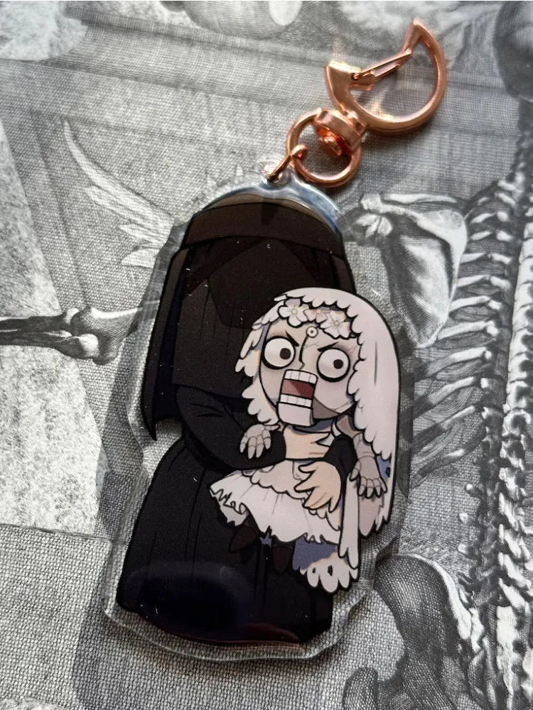 Resident Evil Village Acrylic Keychain Heisenberg, Ethan, Moreau, Donna & Angie, Lady Dimitresc, Horror Game Fans Gift