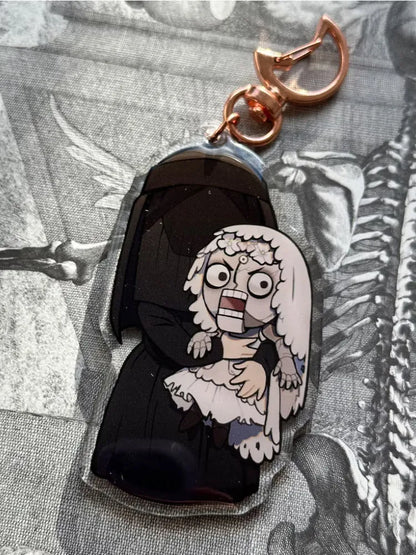 Resident Evil Village Acrylic Keychain Heisenberg, Ethan, Moreau, Donna & Angie, Lady Dimitresc, Horror Game Fans Gift
