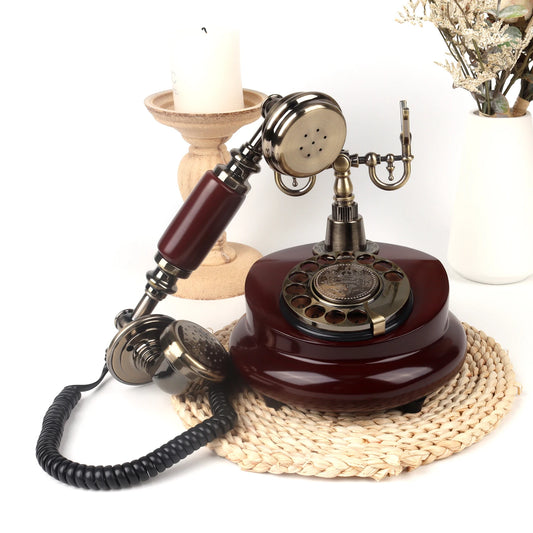 Vintage Audio Guest Book Wedding Phone Record Customized Audio Message Guest Book for Wedding, Party and Gathering Vintage Phone