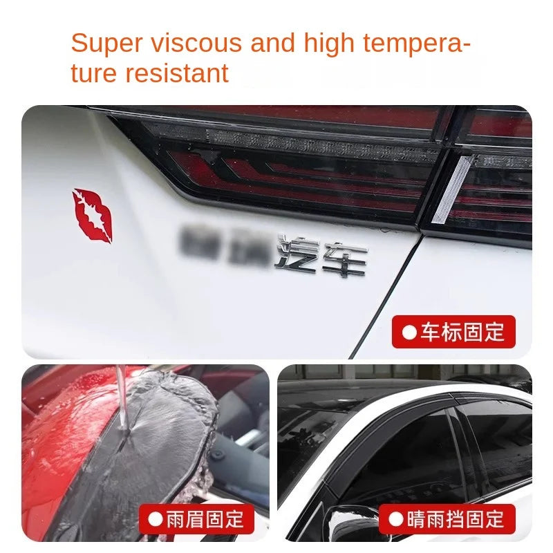 Double Sided Adhesive Tape 3m 10-50mm High Viscosity Car Fixed Adhesive High Temperature Resistant Waterproof No Trace Adhesive