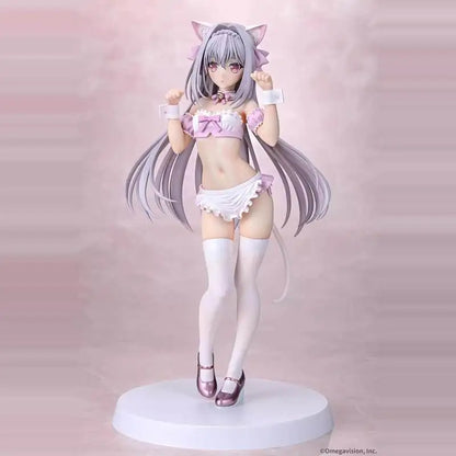 Anime Figure Q Six 1/6 Sakurakoji Luna Cat Ear Maid Tsuki Ni Yorisou Otome No Sahou Collectible Model