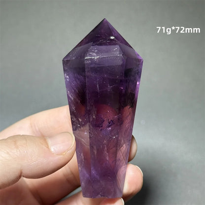 Amethyst Scepter Natural Mineral Quartz Gem Aura Spiritual Meditation Treatment Energy Home Garden Feng Shui Decoration
