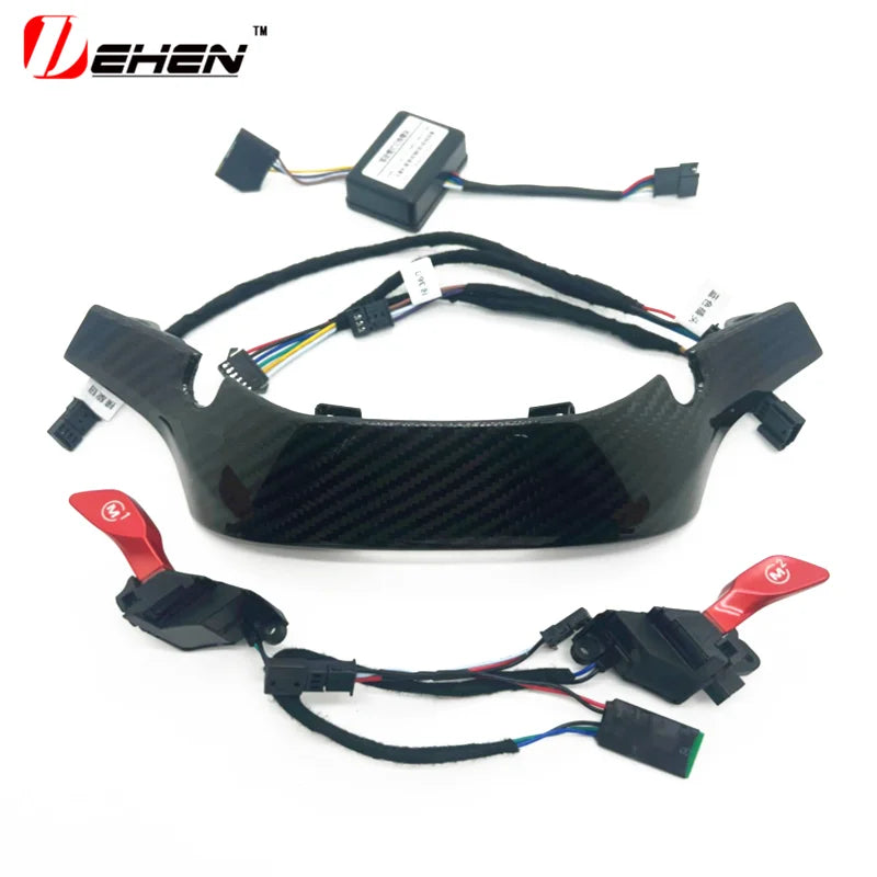 Carbon fiber Steering Wheel  M1 M2 Button Switch module Sport Mode Switching For BMW G20 G22 G26 G42 G30 G32 G01 G02 G05 G14 G12