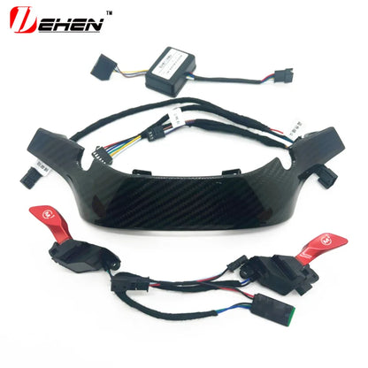 Carbon fiber Steering Wheel  M1 M2 Button Switch module Sport Mode Switching For BMW G20 G22 G26 G42 G30 G32 G01 G02 G05 G14 G12
