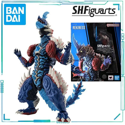 BANDAI Genuine S.H.Figuarts Series ULTRAMAN OMEGA and REKINESS, THE METEOKAIJU Finished Product Movable Model  Exquisite Toys