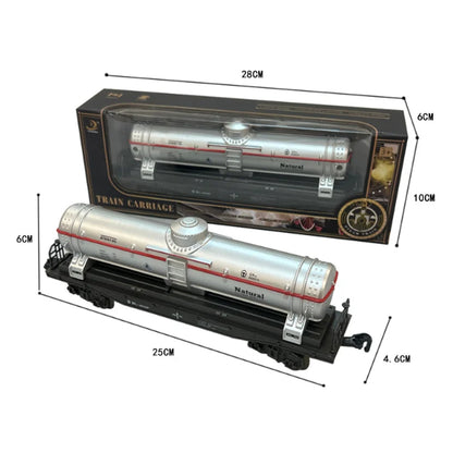 Vintage Steam Train Track Accessories Simulation Electric Train Model Retro Track Train Boy Toys Gift For Kids