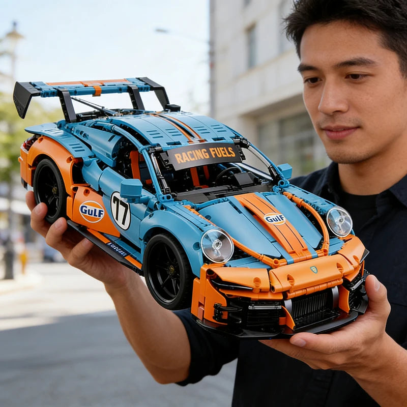 1700pcs Sports Car Building Blocks Set,Racing Vehicle Model Kit,Brick Toys for Teen,Compatible with Major Brands for Adults,Gift