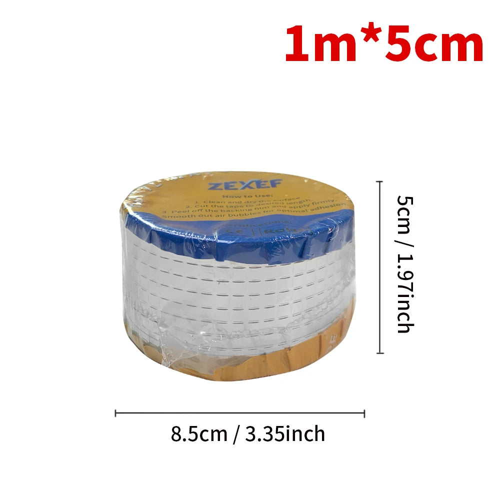 Self-adhesive Butyl Sealing Tapes Waterproof High Temperature Resistance Aluminum Thicken Butyl Tape for Home Car Accessories