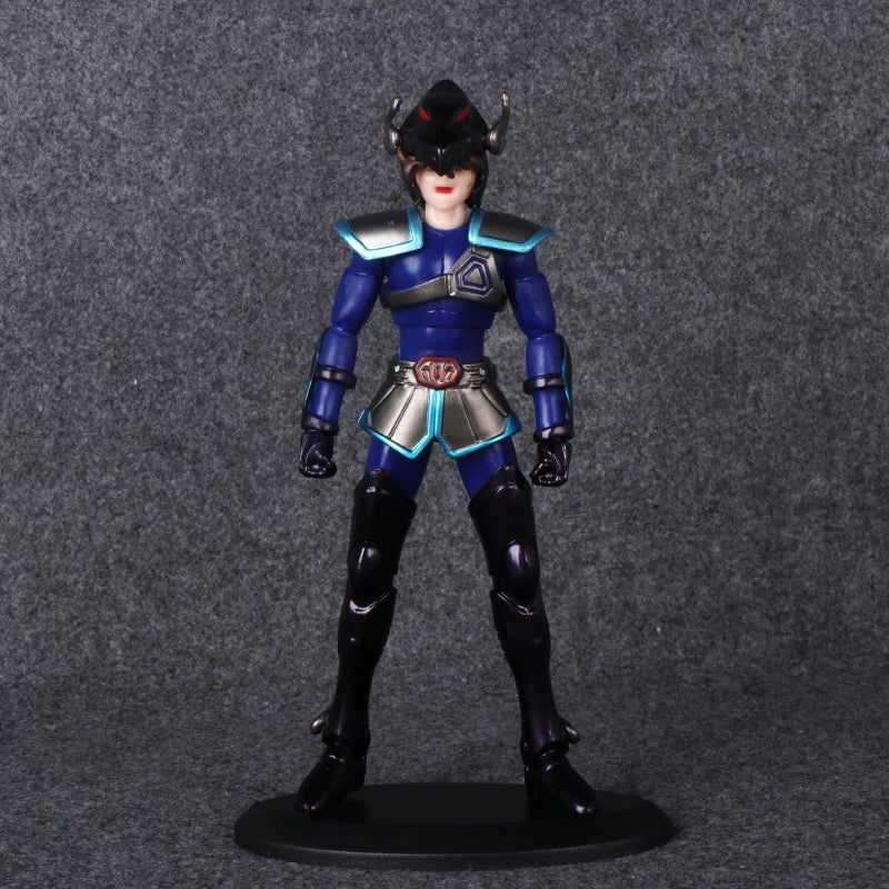 19cm Anime Dark Saint Seiya Figure Phoenix Ikki Hyoga Seiya Shiryu Action Figures Toy PVC Box Figure Collection Decoration
