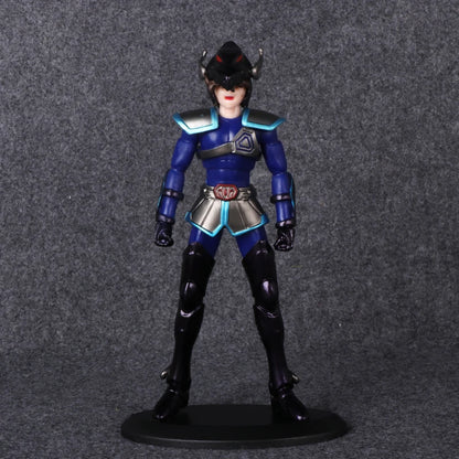 19cm Anime Dark Saint Seiya Figure Phoenix Ikki Hyoga Seiya Shiryu Action Figures Toy PVC Box Figure Collection Decoration