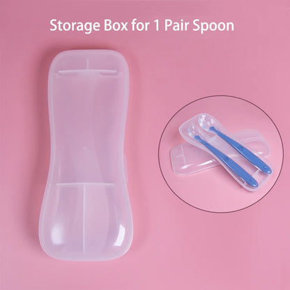 9 Colors Baby Silicone Spoon Learning Spoon Star Pattern Large Small Spoon Set Soft Silicone Feeding Spoon Training Baby Reborn