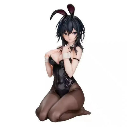 Yokoyama Ishimi Black Bunny Girl Resin Statue - Anime Desktop Figure Model, Collector's Display Art