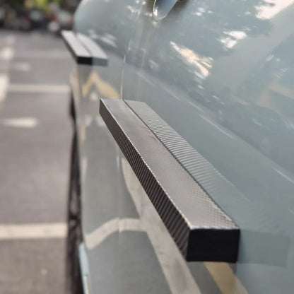 50CMx2CMx3CM Magnetic Car Door Anti Collision Protection Strip Carbon Fiber Car Sticker Decoration Body Anti-scratch Protector