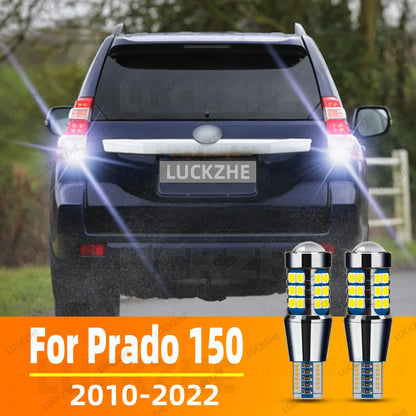 2Pcs Canbus For Toyota Land Cruiser Prado 150 2010-2014 2015 2016 2017 2018 2019 2020 2021 LED Backup Reverse Back Up Light Bulb
