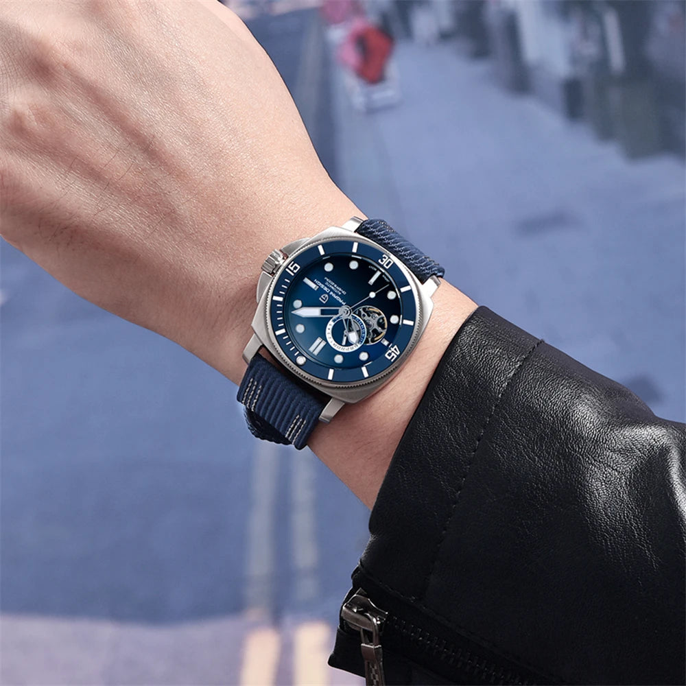 PAGANI DESIGN 2025 New Men Automatic Mechanical Watch NH39 Sapphire Glass Fashion Stainless Steel 200M Waterproof Reloj Hombre