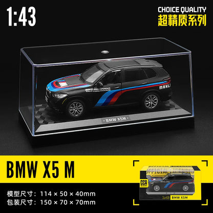 CCA MSZ 1:36~1:47 Lamborghini Aventador SVJ 63 Maserati Land Rover Guard BMW Benz Car Model With Helmet Acrylic Box Alloy Car