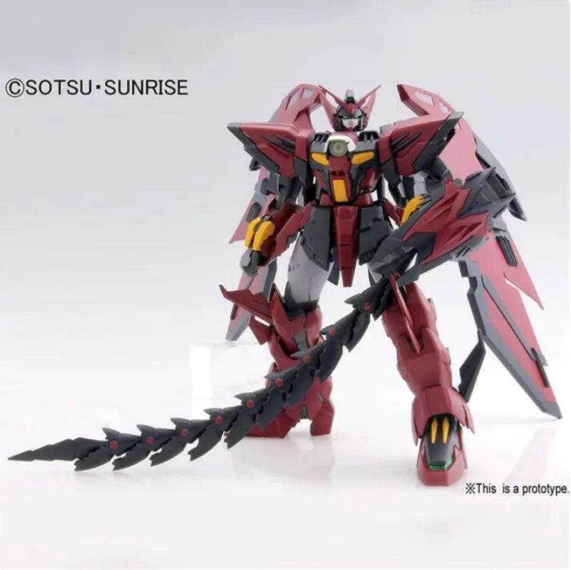 Bandai Original Gundam Model MG 1/100 Epyon Transforming Dragon Collection Assembly Model Kit Anime Action Figure Boy Toys Gift