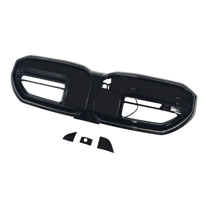 Car Front Grille with Led for BMW 5 Series G60 2024-2025 M5 Style Lower Mesh Grill Guard Protector Cover Auto Accessories Tuning