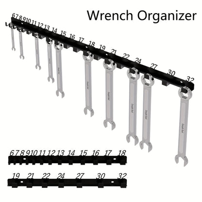 [Durable Screw Organizer] Durable Heavy-Duty Metal Wall-Mounted Screw Organizer with Numbered Slots (61 for #6, 31 for #8, Etc.)