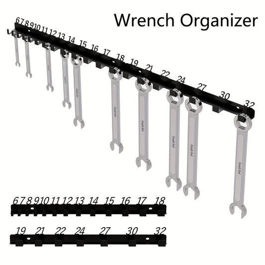 [Durable Screw Organizer] Durable Heavy-Duty Metal Wall-Mounted Screw Organizer with Numbered Slots (61 for #6, 31 for #8, Etc.)