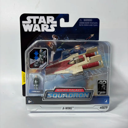 Star Wars Micro Galaxy Squadron Serie T-70 X-Wing Tie Fighter A Wing Obi Wang Jedi Interceptor Class Vehicle Figure Model Toy