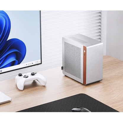 JONSBO NV10 Chassis ITX MINI Full Aluminum  Support 1U FLEX Power Supply Standing or Lying Computer Case