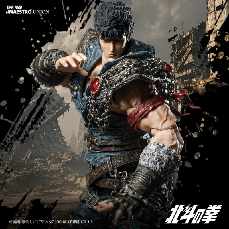 Nuevo lanzamiento, pre-venta: coleccionable Maestro Union Fist of The North Star Kenshiro, escala 1/12, regalo para fans