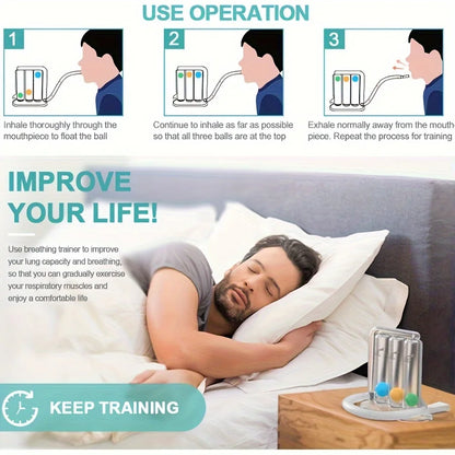 Deep Breathing Exerciser - Breath Exercise Measurement System