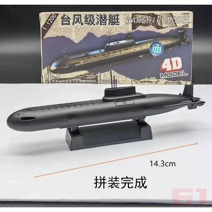 4D Assembled Ship Model Liaoning Battleship Modern Class Battleship Aircraft Carrier Model Military Warship Model Toy