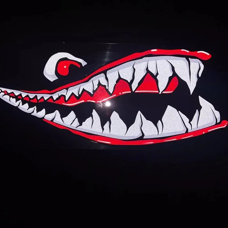 Motorcycle Modification Accessories Shark Decoration Decal Reflective Waterproof Sticker For PIAGGIO GTS GTV 300 GTA Scooter She