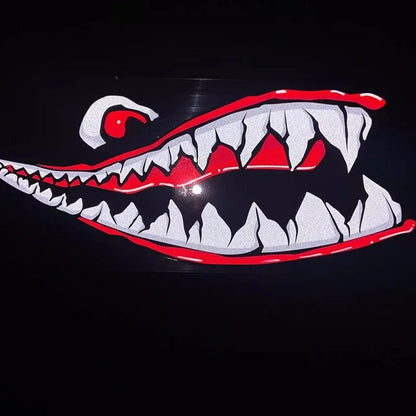 Motorcycle Modification Accessories Shark Decoration Decal Reflective Waterproof Sticker For PIAGGIO GTS GTV 300 GTA Scooter She