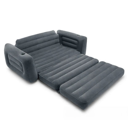 Double Foldable Inflatable Sofa Bed, Thickened Lazy Sofa Lounge Chair for Nap Rest Home Office Camping