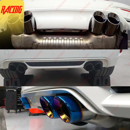 4 Pcs Exhaust Tips For BMW F87 M2 M2C F80 M3 F82 F83 M4 F10 M5 F12 F13 M6 Stainless Car Accsesories Muffler Tail Tips Modify
