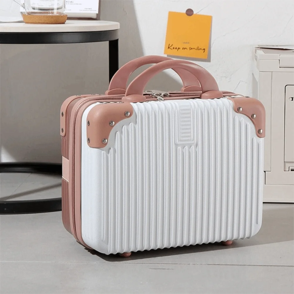 Hot Sales 14 inch Travel Suitcase Mini Travel Cosmetic Box Organizer Hand Makeup Case For Women